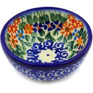 Ceramika Bona H2982G Polish Pottery Ceramic Bowl Hand Painted, 4-Inch