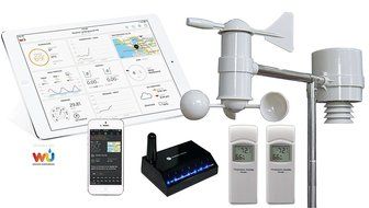 Ambient Weather WS-1400-IP Observer Solar Powered Wireless Internet Remote Monitoring Weather Station with Solar...