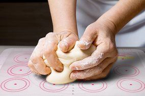 Delidge Professional Non-stick Silicone Baking Mat Quarter Sheet, White N8