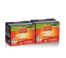 Chai Tea Latte - Cardamom Spiced Tea 40 Latte Tea Pouches By QuikTea N23