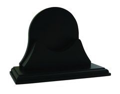 Weems and Plath Single Wood Base for Endurance II 135 Instruments, Black