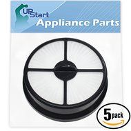 5-Pack Replacement Eureka Air Excel (AS5200 Series) Vacuum HEPA Filter - Compatible Eureka 68115, HF-16 Filter N2