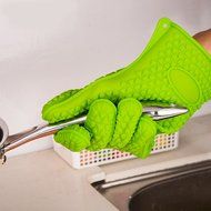 Beauty Clubs 1PC Microwave Baking Tool Heat Resistant Silicone Glove (Rose Red) N5