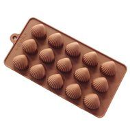 JLHua Mini Shell Shape Silicone Ice Cube / Chocolate Mold 15-cavity N2