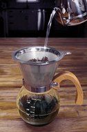 Fino Pour Over Coffee Kettle, 18/8 Stainless Steel, 6-Cup, 1L Capacity and Bonus HIC Coffee Measure Scoop, 1 tbsp...