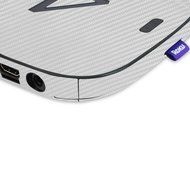 Skinomi TechSkin - Roku 4 Silver Carbon Fiber Full Body Skin / Front &amp; Back Wrap Clear Film / Ultra HD and Anti-Bubble... N5