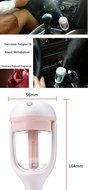 TP 12V Car Steam Air Humidifier Aroma Diffuser Mini Air Purifier Aromatherapy Essential Oil Diffuser Portable... N12