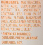 Crystal Light Lemon Decaf Iced Tea Natural Flavor Drink Mix, 12-Quart Canister (Pack of 6) N2