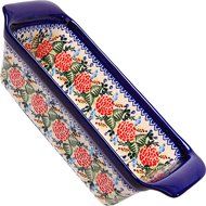 Polish Pottery Ceramika Boleslawiec Bread Meatloaf Baker, 6-Cups, Royal Blue Patterns N4