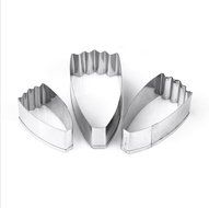 Kootips 3 Pcs/Set of Cosmos Petal Flower Cutter Decor Fondant Cake Cutters for Stainless Steel N3