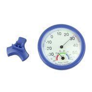 Voberry&reg; New Arrival Round Accurate Temperature Humidity Meter Hygrometer Thermometer Indoor Outdoor (FluorescentGreen) N5