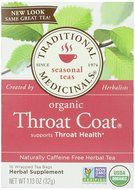 Traditional Medicinals Organic Throat Coat Herbal Wrapped Tea Bags - 16 ct N5