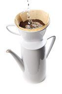 Fino Pour Over Coffee Kettle, 18/8 Stainless Steel, 6-Cup, 1L Capacity and Bonus HIC Coffee Measure Scoop, 1 tbsp... N3