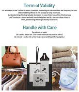 Tancho Hanger-L, Dehumidifying Deodorizer, Air Purifier W7.49" x H9.85" x D0.79" (W190mm x H250mm x D20mm) Light... N3