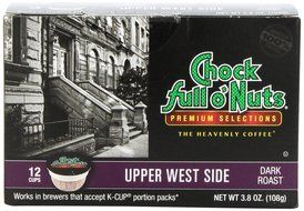 Chock Full o'Nuts Upper West Side Coffee K-Cups 12 Ct - Pack Of 2