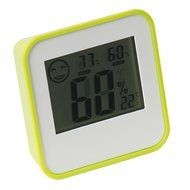 Folk Art Odatime Rose Indoor Digital Thermometer &amp; Hygrometer with MIN/MAX Records &amp; Comfort