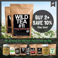 Organic Peppermint Chamomile Tea, Wild Tea #11 Premium Whole Chamomile Flowers with Zesty Peppermint by Wild Foods... N5
