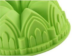 Crown Shaped Silicone Cake Mold (Green) N2