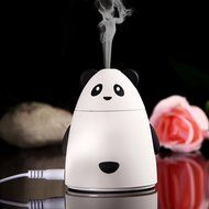 Kasstino Panda LED Essential Oil Aroma Diffuser Ultrasonic Air Humidifier Aroma Purifier (White) N3