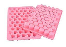 55 Holes Heart-Shape Silicone Cake Mold Chocolate Mould Kitchen Accessories Cake Baking Tools