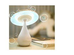 Graces Dawn&reg; Mushroom Shaped Ionizer Air Purifier LED Desk Lamp / Rechargeable Energy Saving Book Light with Touch...