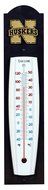 Henson Metal Works 2510-22 University of Nebraska Collegiate Logo Outdoor Thermometer, Large