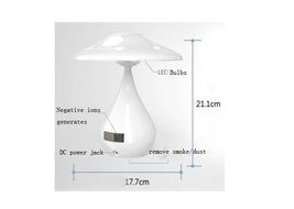 Graces Dawn&reg; Mushroom Shaped Ionizer Air Purifier LED Desk Lamp / Rechargeable Energy Saving Book Light with Touch... N2