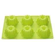 X-Haibei Mini Bundt Donut Cake Chocolate Jello CupCake Ice Cream Tray Silicone Mould