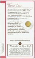 Traditional Medicinals Organic Throat Coat Herbal Wrapped Tea Bags - 16 ct N6