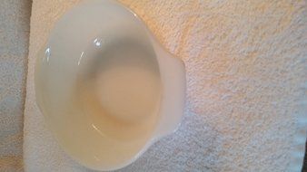 Anchor Hocking #436 White Milk Glass Casserole Dish 1 Qt