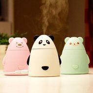 Kasstino Panda LED Essential Oil Aroma Diffuser Ultrasonic Air Humidifier Aroma Purifier (White) N6