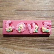 LOVE Word Silicone Fondant Mold Cake Decorating Chocolate Mould N2