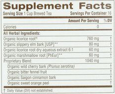 Traditional Medicinals Organic Throat Coat Herbal Wrapped Tea Bags - 16 ct N8
