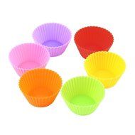 12-pack Reusable Mini Muffin Silicone Baking Cups / Cupcake Liners N5