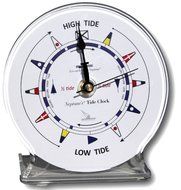 Free standing round desk tide clock N2