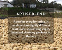 One Village Coffee Artist Blend, Organic and Fair Trade Coffee from Marcala Honduras, Whole Bean, 12 Ounce, Medium...