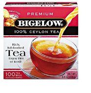 Bigelow Tea Company : Ceylon Black Tea, Individual Wrapped, 100/BX -:- Sold as 2 Packs of - 100 - / - Total of...