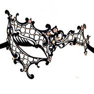 AoLice Venetian Ball Mask Phantom Of The Opera Laser Cut Mardi Gras Masquerade Party Mask