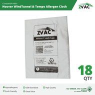 15 Hoover WindTunnel HEPA Style CLOTH Type Y Vacuum Bags - Allergen filtration with Closure - Similar To Hoover... N2