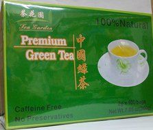 Chinese Green Tea 100% Natural &amp; Caffeine Free 100 Tea Bags