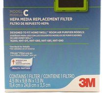 Filtrete #0560937 Room Air Purifier Replacement Filter Model C Fits Honeywell Models 16200, HHT-011, HHT-080,...