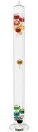 Galileo Thermometer with Multi-Color Glass Globes 38 inch tall Grande Extra Large N2