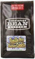 Christopher Bean Coffee Flavored Decaffeinated Ground Coffee, Vanilla Nut Butter Cookie, 12 Ounce N2