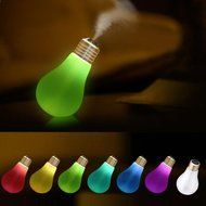 DaySeventh 2016 New Design Lamp Humidifier Home Aroma LED Humidifier Air Diffuser Purifier Atomizer (Silver) N7