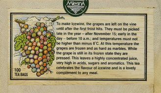 Canadian Ice Wine Tea in Wood Box - 100 Tea Bags N2