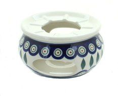Polish Pottery Peacock Teapot Warmer