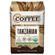 Tanzanian Tarime Organic Coffee, Whole Bean, Fresh Roasted Coffee LLC (5 lb.)