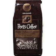 Peet's Coffee Major Dickason's Ground Coffee (Dark), 12 oz N5