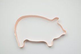 Large Farm Pig / Hog Cookie Cutter N3