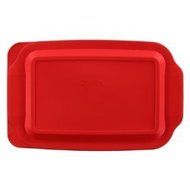 Pyrex 3 Quart 9" x 13" Red Rectangular Plastic Lid 233-PC for Glass Baking Dish